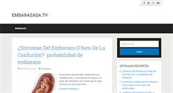 Desktop Screenshot of embarazada.tv